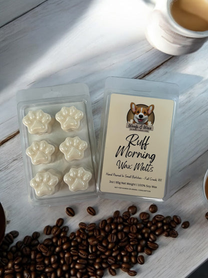 Pet-Safe Ruff Morning Wax Melt Clamshell Front & Back View