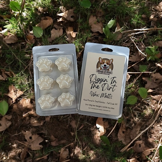 Pet-Safe Diggin' In The Dirt Wax Melt Clamshell Front & Back View