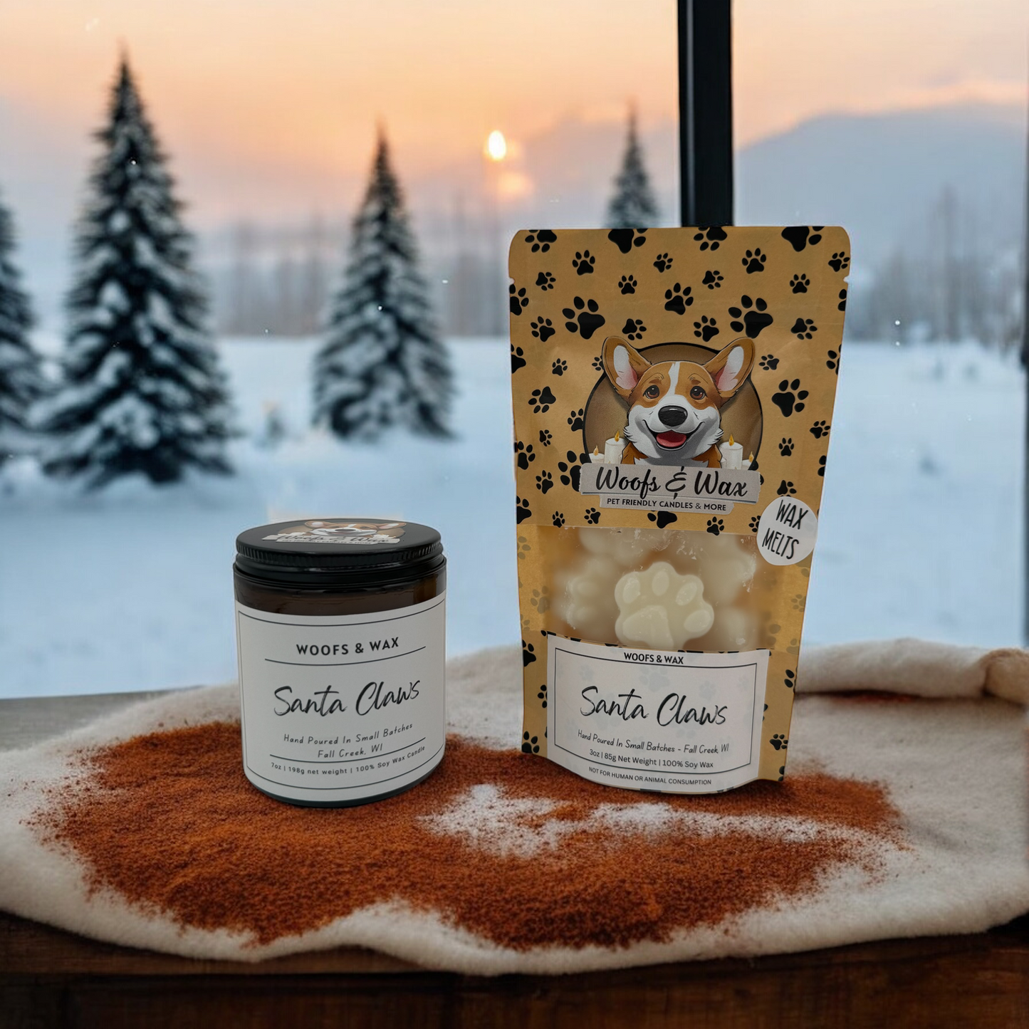 Santa Claws Candle - 7oz 100% Soy