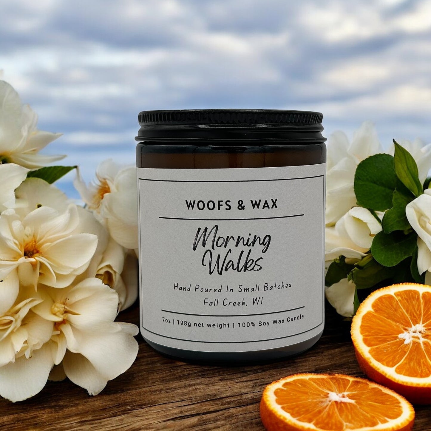 Morning Walks Candle - 7oz 100% Soy