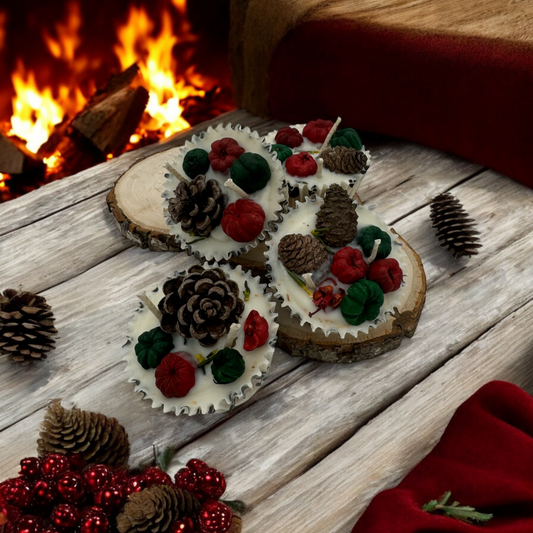 Christmas Fire Starters, Top View