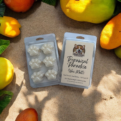 Pet-Safe Tropawcal Paradise Wax Melt Clamshell Front & Back View