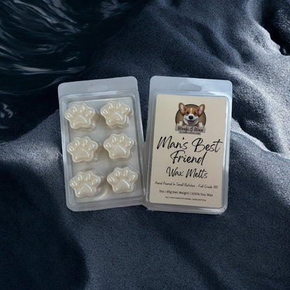 Pet-Safe Man's Best Friend Wax Melt Clamshell Front & Back View