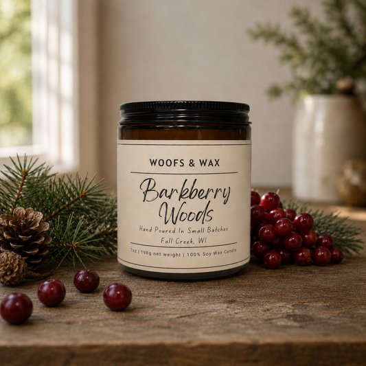Barkberry Woods Candle - 100% Soy