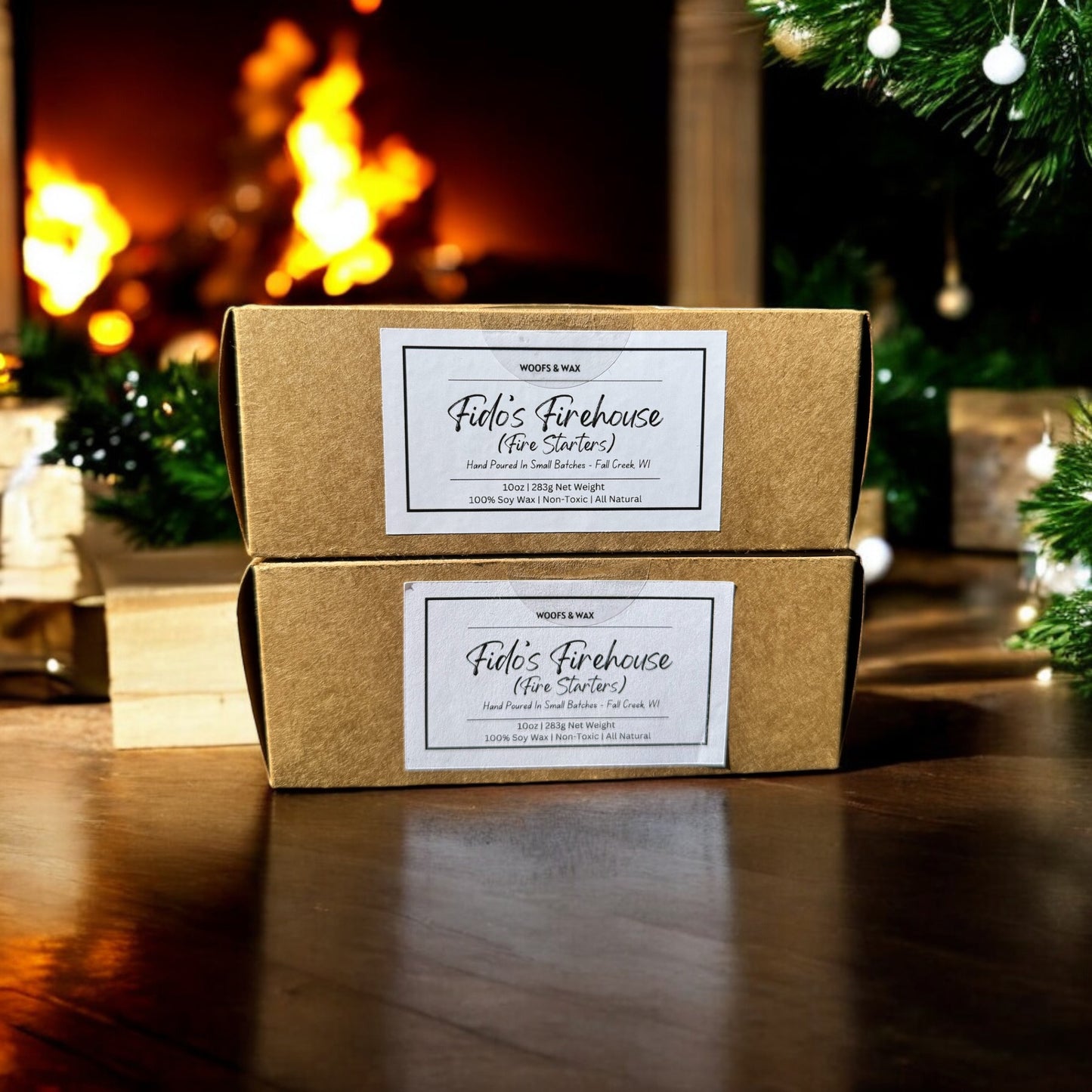 Fido's Firehouse Fire Starters 4pc - Holiday