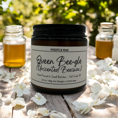 Pet-Safe Queen Bee-gle Candle, Front of Candle