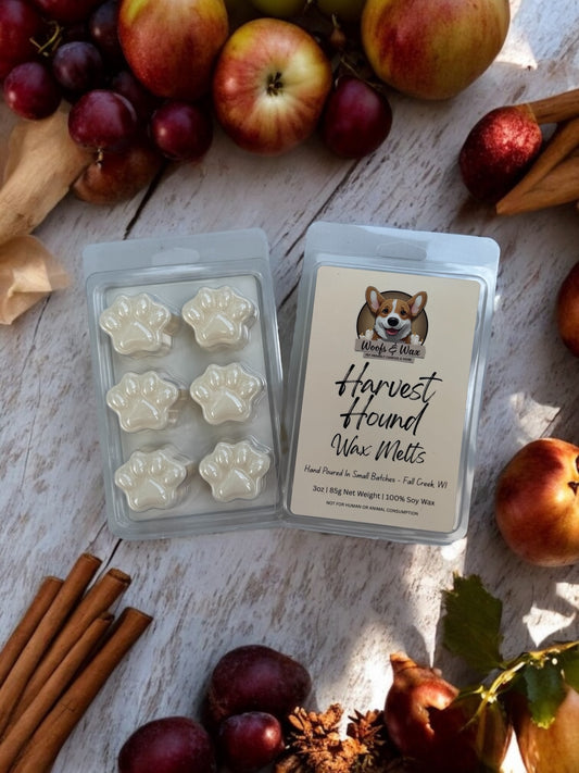 Pet-Safe Harvest Hound Wax Melt Clamshell Front & Back View