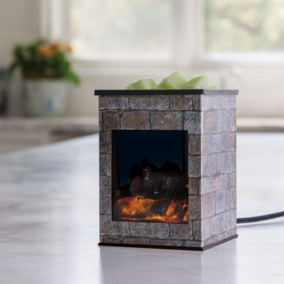 Fireplace wax warmer