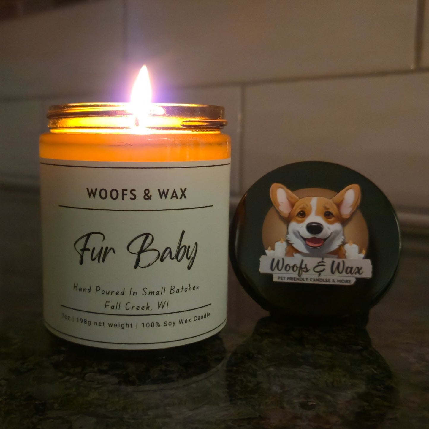 Fur Baby Candle - 100% Soy - Pet Safe