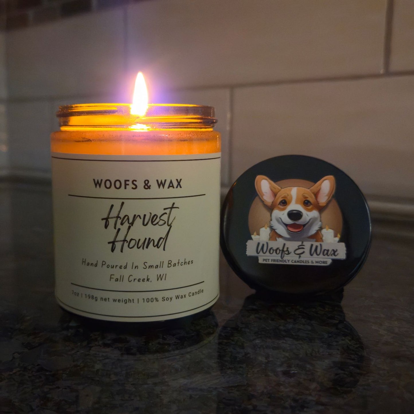 Harvest Hound Candle - 100% Soy - Pet Safe