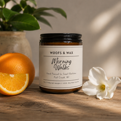 Morning Walks Candle - 100% Soy