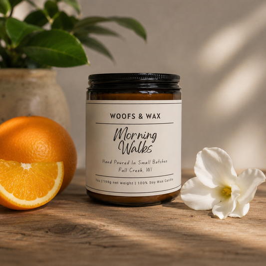Morning Walks Candle - 100% Soy
