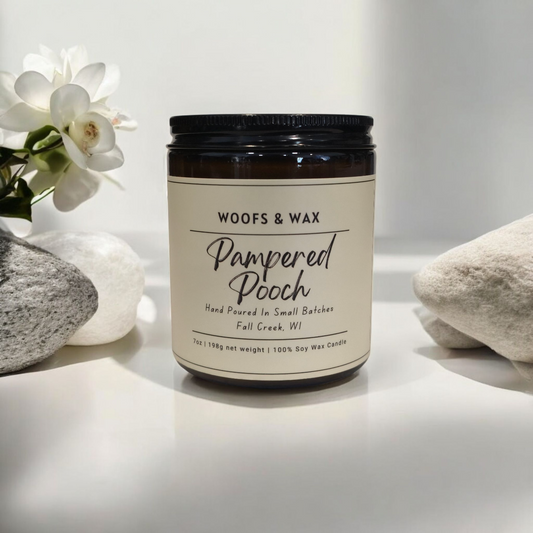 Pampered Pooch Candle - 100% Soy - Pet Safe