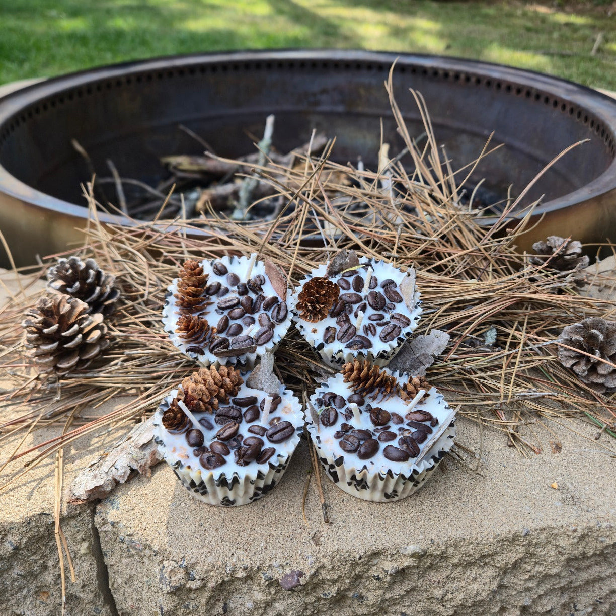 Coffee fire starters