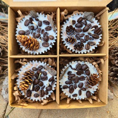 Coffee fire starters