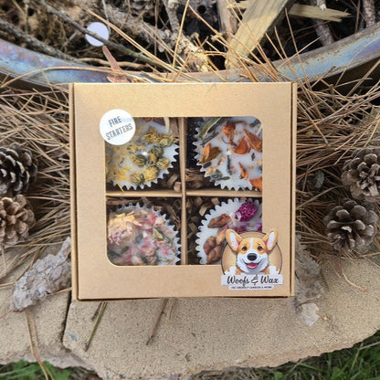 Floral fire starters