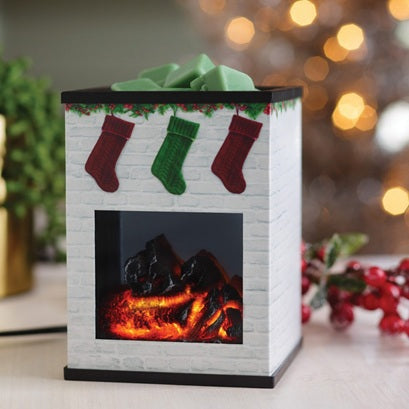 Christmas Fireplace Wax Warmer